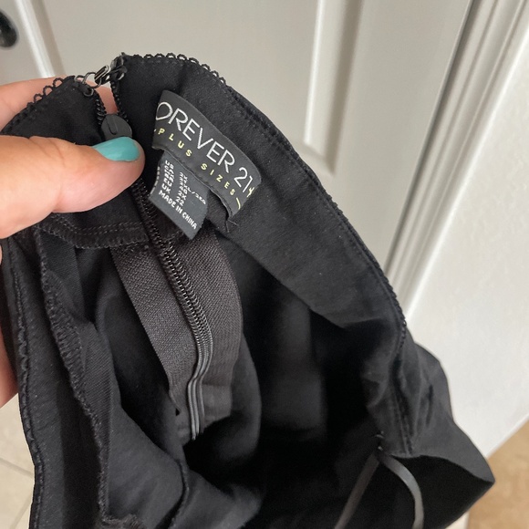 Forever 21 Plus Goth Inspired Strapless Lace-Up Mini-Dress 2XL - Picture 3 of 4